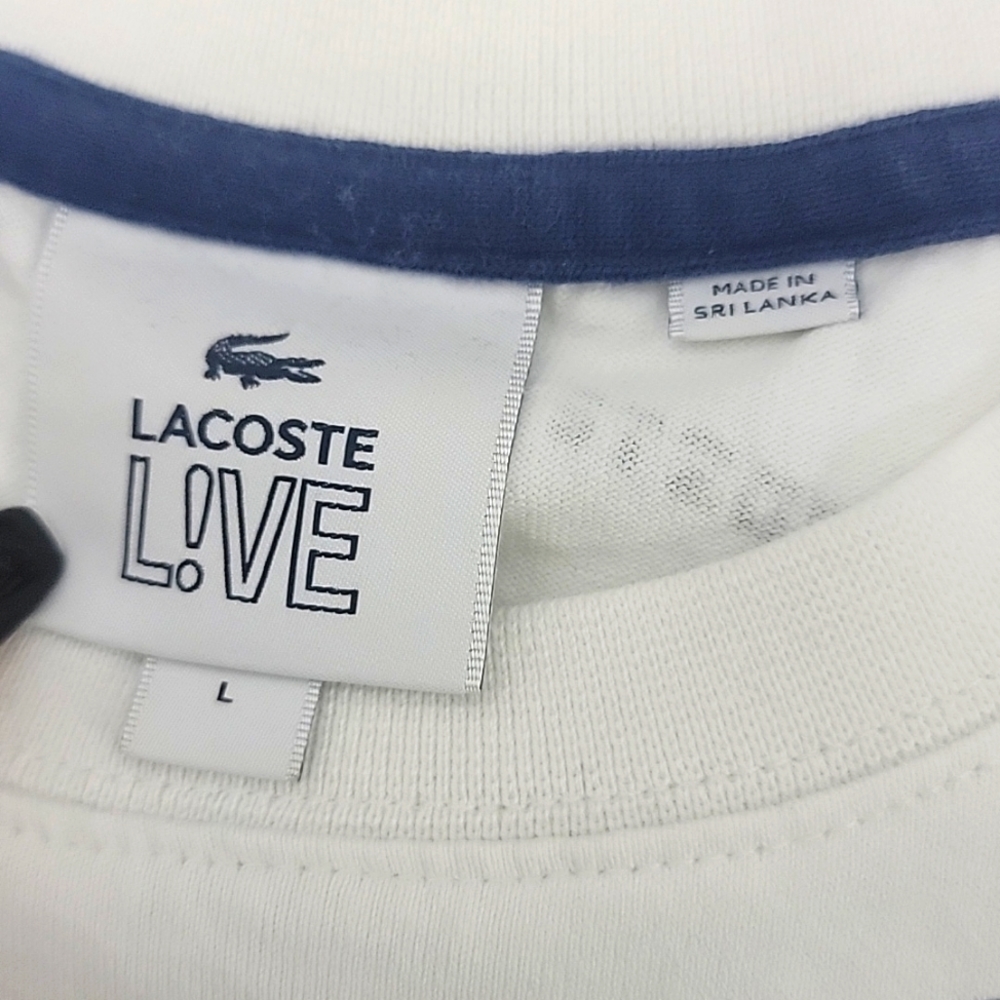 Lacoste Repeat Logo Pattern Crew Neck Tee - image 3